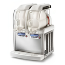 MÁQUINA DE HELADO SOFT EN ACERO INOXIDABLE Y POLICARBONATO 2 TANQUES SENZANI