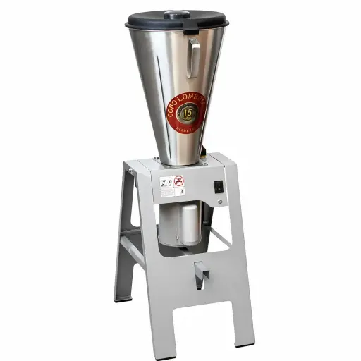[M-EQUIP0116] Licuadora Industrial Basculante De Acero Inoxidable 15L 1.5Hp Senzani