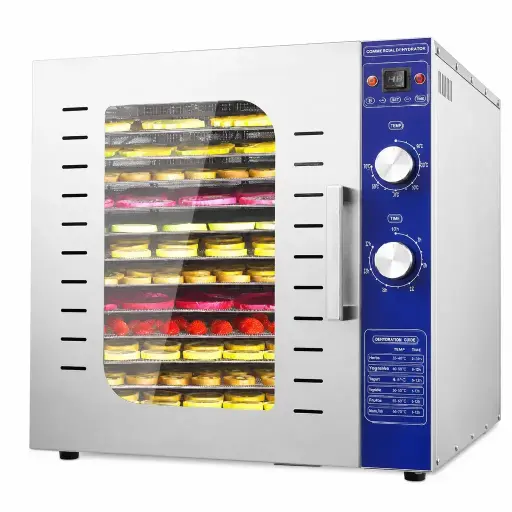 [M-EQUIP0172] Deshidratador De Alimentos 12 Bandejas 38x46x31Cm 110V Senzani