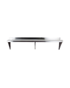 REPISA DE PARED CON PIE ACERO INOXIDABLE 120X30X30 CM STEEL SOLUTION