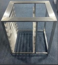 BASE PARA HORNO GRANDE DE ACERO 5 Y 8 BANDEJAS 60X55X90 CM SENZANI