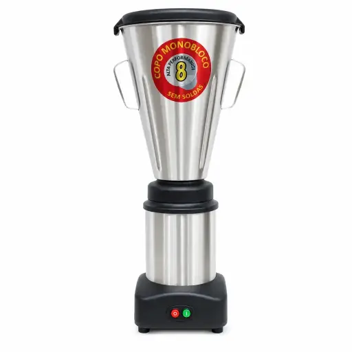 [M-LICU004] Licuadora Industrial De Acero Inoxidable 8L 0.5Hp Senzani