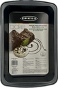 MOLDE PARA BROWNIES CON ANTIADHERENTE DE ACERO AL CARBONO 30.5x20.3x4CM PRESS