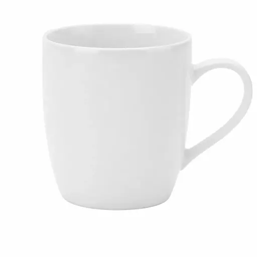 [M-TAZA0006] Taza Blanca Mug De Cerámica 12 Oz 355 Ml Alfa Hogar