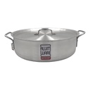 CACEROLA CON TAPA DE ACERO INOXIDABLE 25 L ALUMWARE