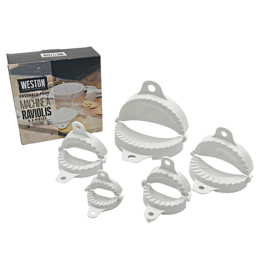 [M-UTEN0100] Set De Formadora Manual Para Empanadas De Plastico 5 Pzas Weston