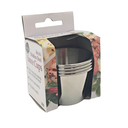 SET DE COPAS PARA SALSAS DE ACERO INOXIDABLE DE 60 ML NORPRO