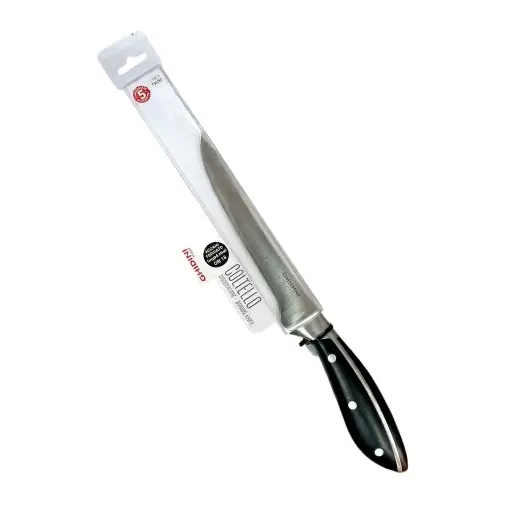 [M-UTEN0595] Cuchillo Jamonero De Acero Inoxidable Forjado De 25 Cm Ghidini
