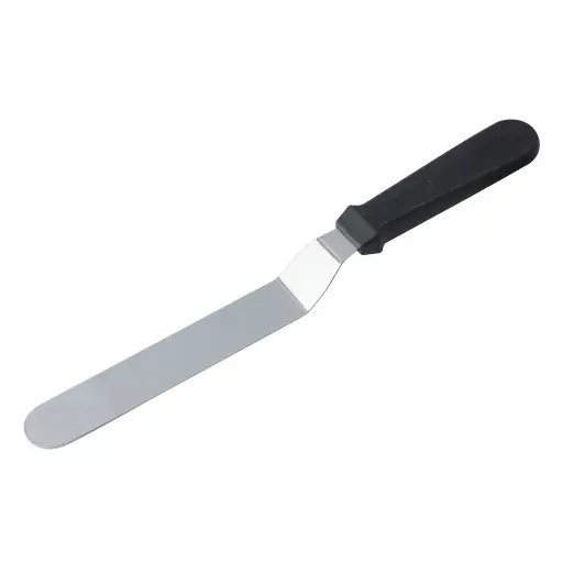 [M-UTEN0605] Espátula Angular De Acero Inoxidable 24 Cm Ghidini