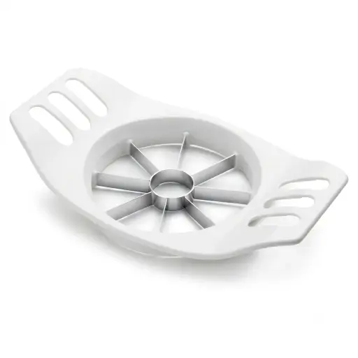 [M-UTEN0587] Corta Manzana Blanco Con Asas Grandes 17,5 Cm Ghidini