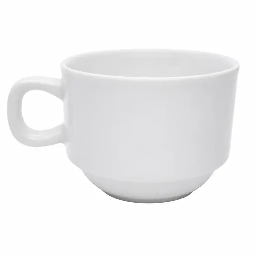 [M-UTEN0754] Taza Apilable Valencia De Porcelana 6 Oz 184 Ml Di Vitto