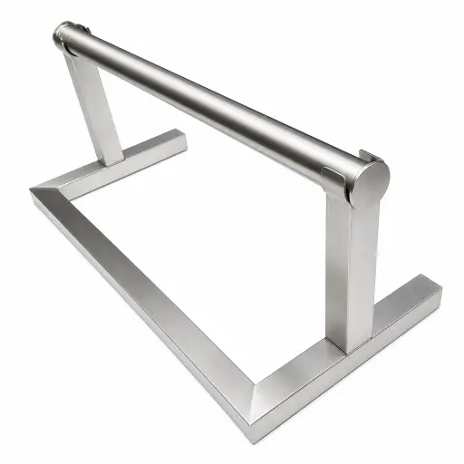 [M-UTEN0942] Porta Envoplast Fijo 45Cm De Acero Inoxidable