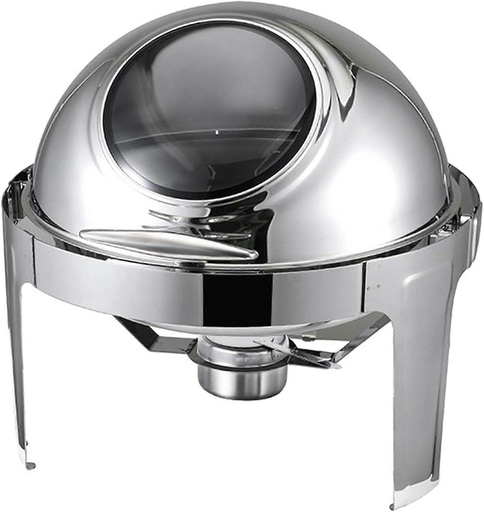 [M-UTEN1150] Chefandish Redondo Con Tapa Roll Top De Acero Inoxidable 47x48Cm Imarca