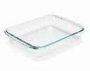 BANDEJA RECTANGULAR DE VIDRIO 3 L ALFA HOGAR