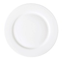 PLATO PANDO DE CERAMICA 31,6 CM CORONA