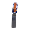 ESPÁTULA FLEXIBLE LISA DE ACERO INOXIDABLE CON MANGO DE MADERA 27 CM MEITAL