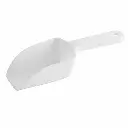 Pala Con Fondo Plano De Plástico Blanco 2Oz Choice
