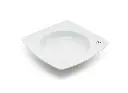 Plato Hondo Cuadrado De Porcelana 450 ML 23 CM Corona